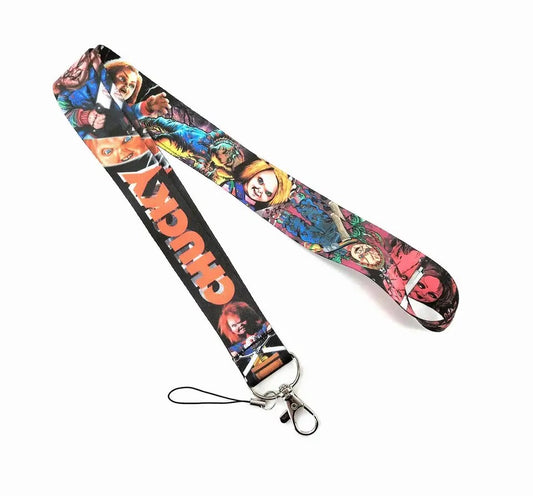 Arlo Wear Child’s Play Halloween Horror Movie Series Character Doll Lanyard Keychain ID Badge Holder