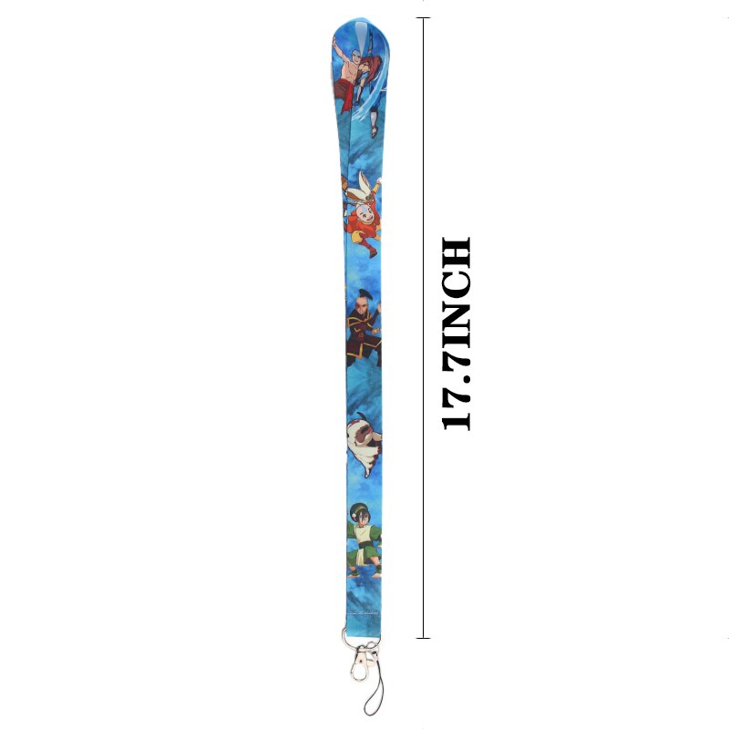 Arlo Wear Avatar The Last Airbender Cartoon Animated Movie Design Characters Blue Lanyard Keychain Id Badge Holder