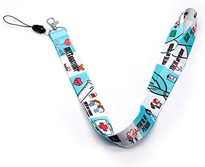 Arlo Wear Grey’s Anatomy Medical Television Series Cartoon Style Lanyard Keychain ID Badge Holder