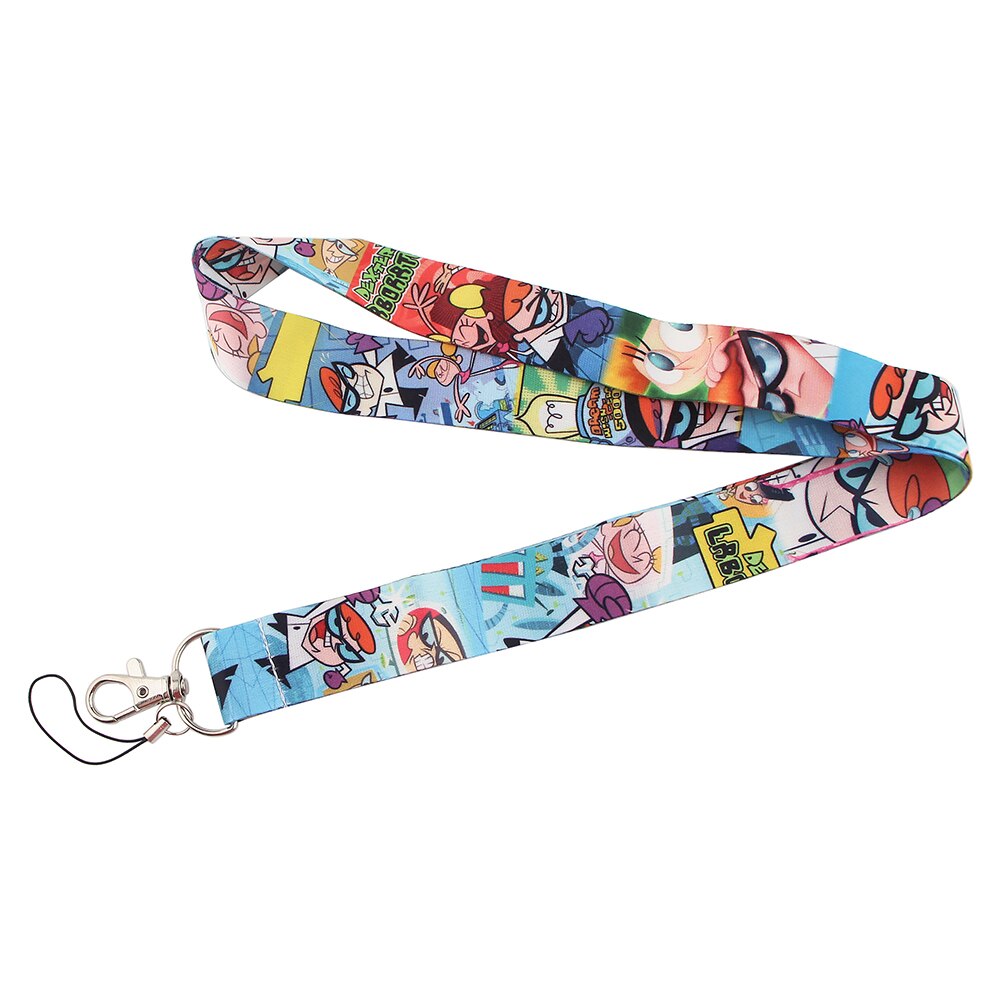 Arlo Wear Dexter's Laboratory Cartoon Network Science Kids Series Lanyard Keychain ID Badge Holder