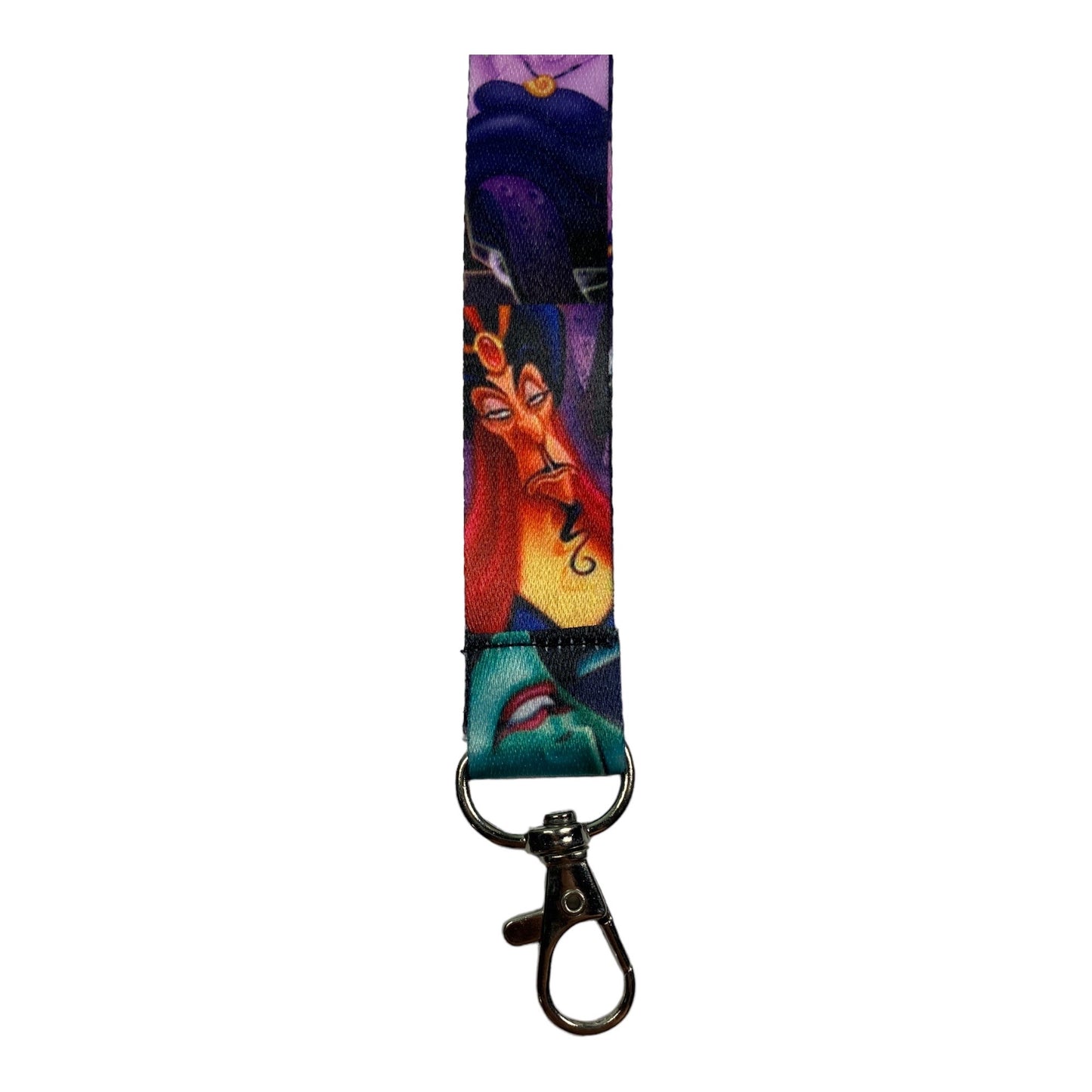 Arlo Wear Disney Villains Jafar Hades Ursula Maleficent Characters Lanyard Keychain ID Badge Holder