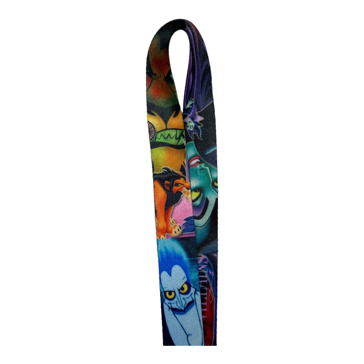 Arlo Wear Disney Villains Jafar Hades Ursula Maleficent Characters Lanyard Keychain ID Badge Holder