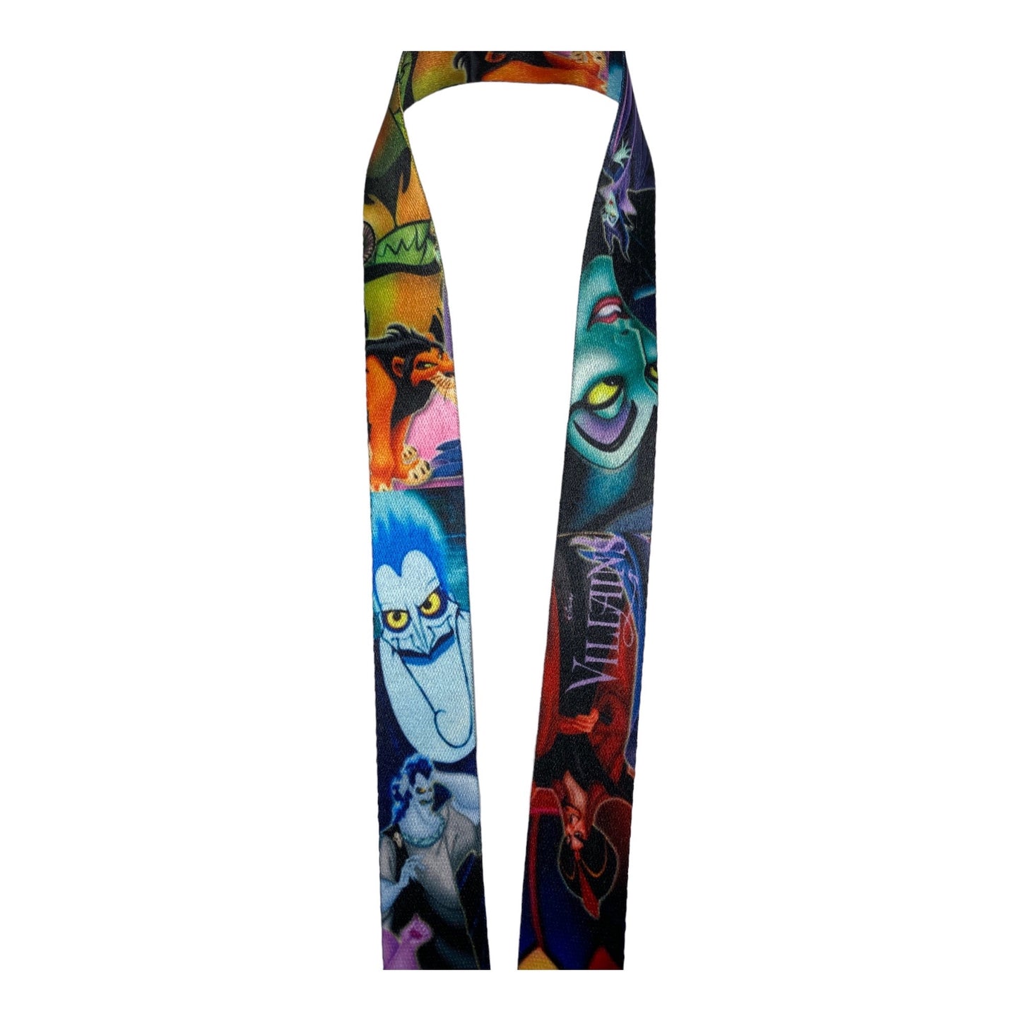 Arlo Wear Disney Villains Jafar Hades Ursula Maleficent Characters Lanyard Keychain ID Badge Holder