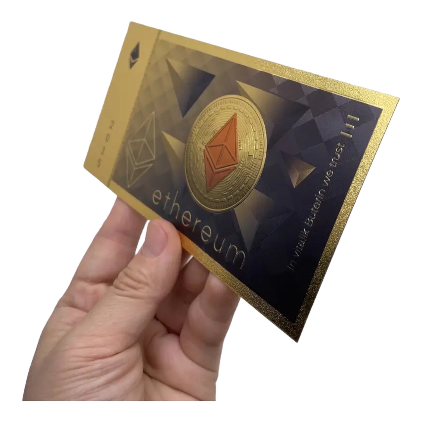 Arlo Wear Ethereum Cryptocurrency Collectible Gold Foil Commemorative Novelty Bill