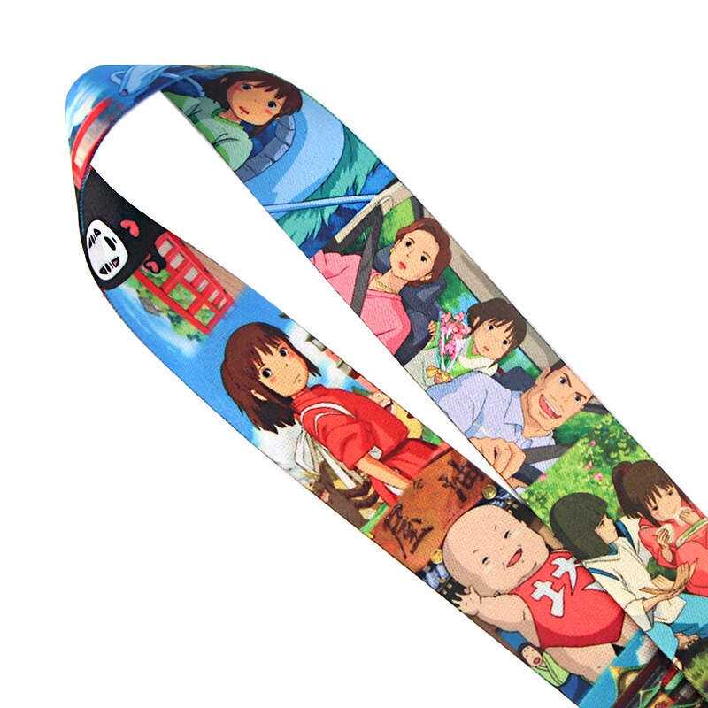 Arlo Wear Spirited Away Anime Manga Movie Characters Lanyard Keychain ID Badge Holder