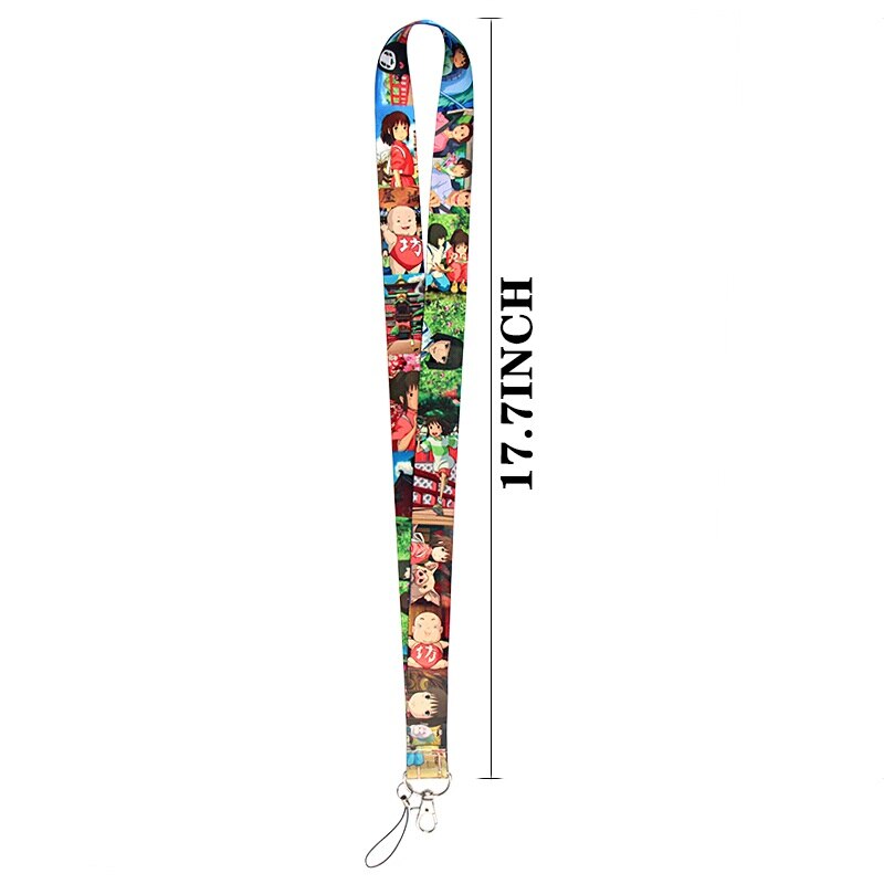 Arlo Wear Spirited Away Anime Manga Movie Characters Lanyard Keychain ID Badge Holder