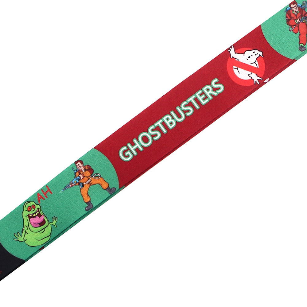 Arlo Wear Ghostbusters Slimer Animated Design Red Green Lanyard Keychain ID Badge Holder