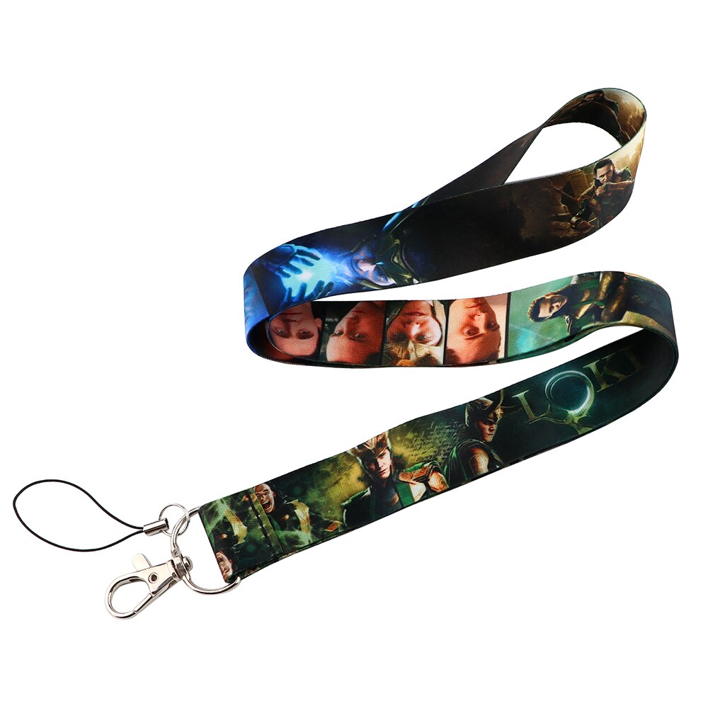 Arlo Wear Loki Thor Avengers Comic Book Villain Character Lanyard Keychain ID Badge Holder