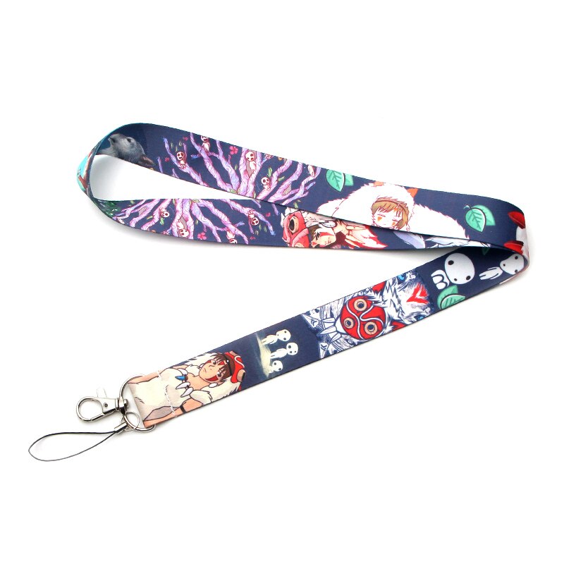 Arlo Wear Princess Mononoke Anime Manga Series Character Lanyard Keychain ID Badge Holder