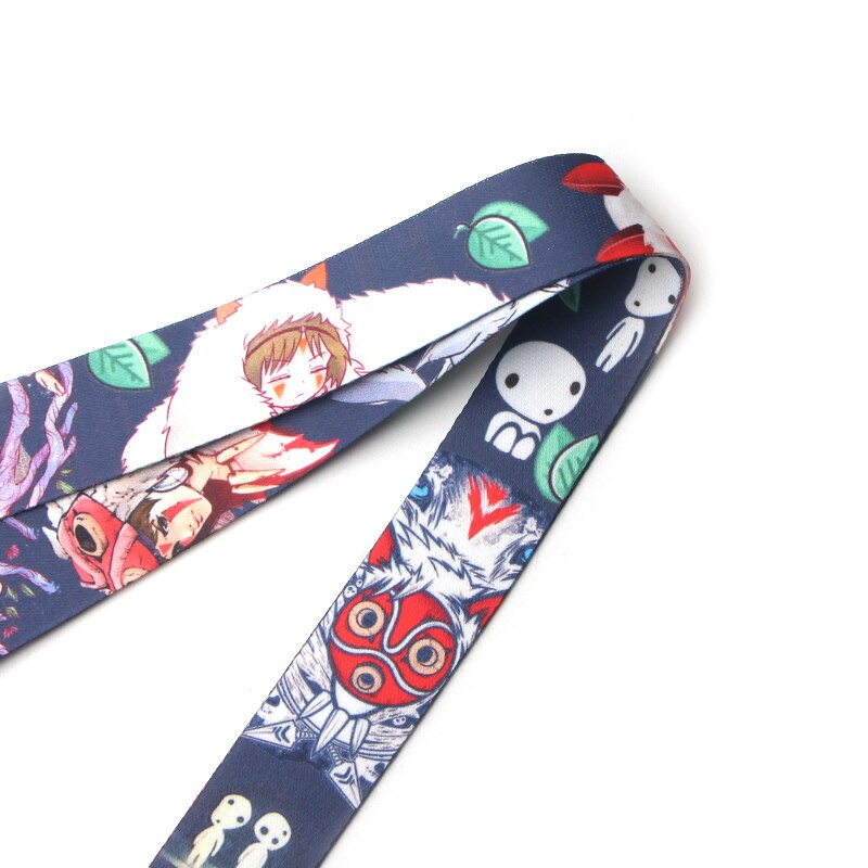 Arlo Wear Princess Mononoke Anime Manga Series Character Lanyard Keychain ID Badge Holder