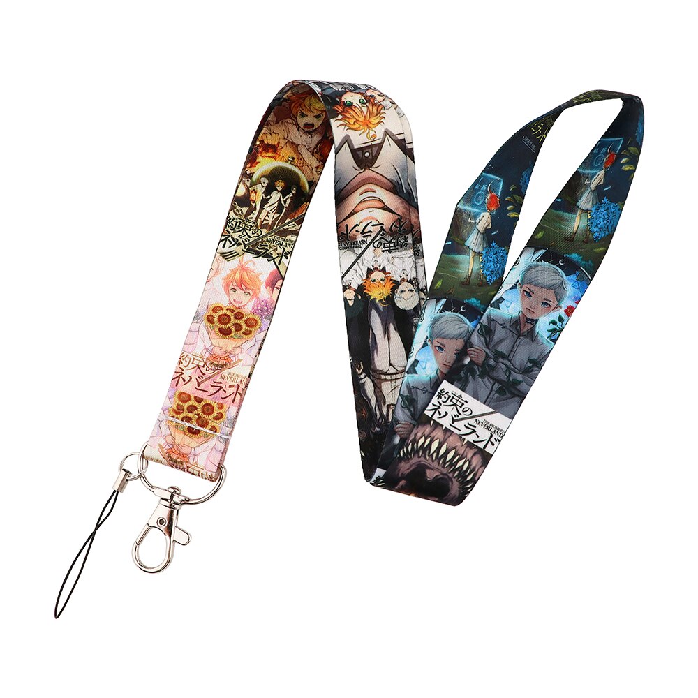 Arlo Wear The Promised Neverland Anime Manga Series Characters Lanyard Keychain ID Badge Holder