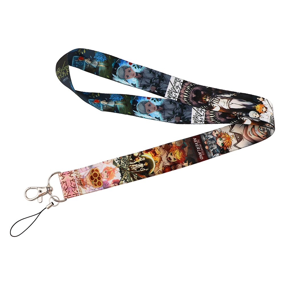 Arlo Wear The Promised Neverland Anime Manga Series Characters Lanyard Keychain ID Badge Holder