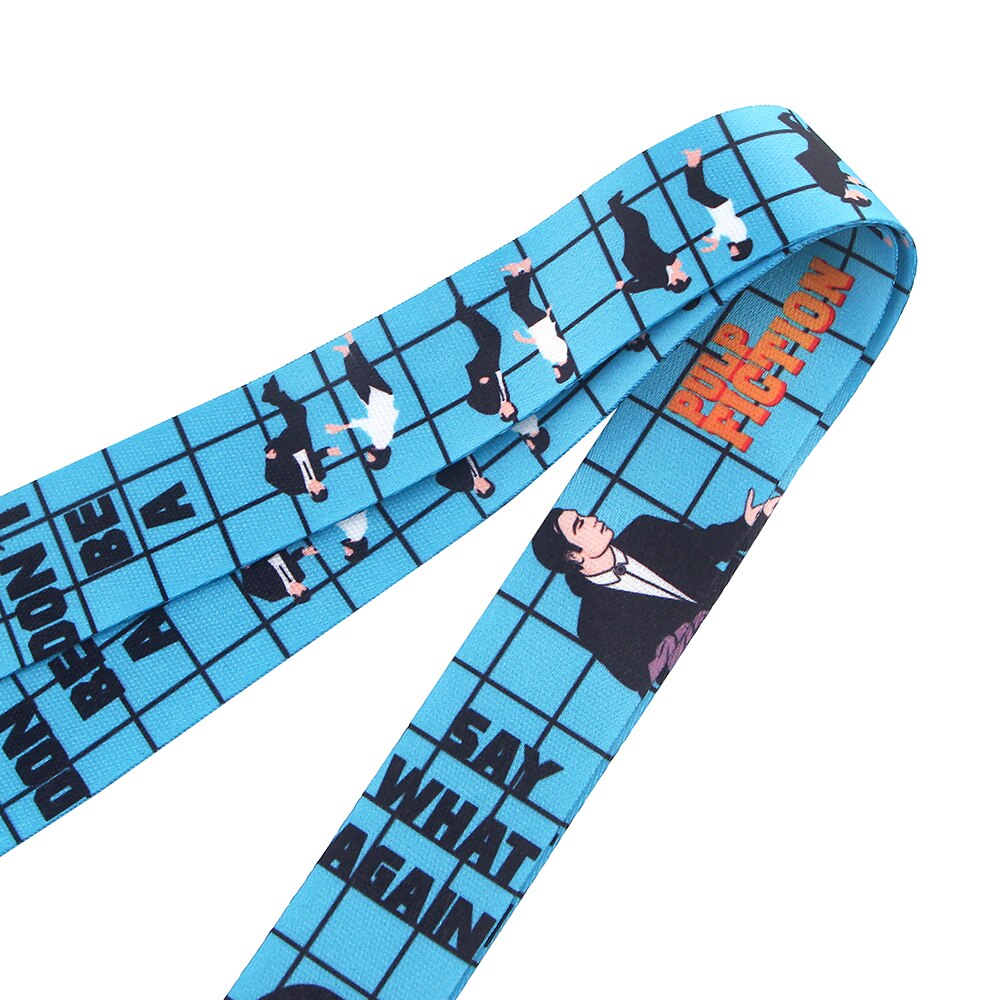 Arlo Wear Pulp Fiction Movie Character Blue Lanyard Keychain ID Badge Holder