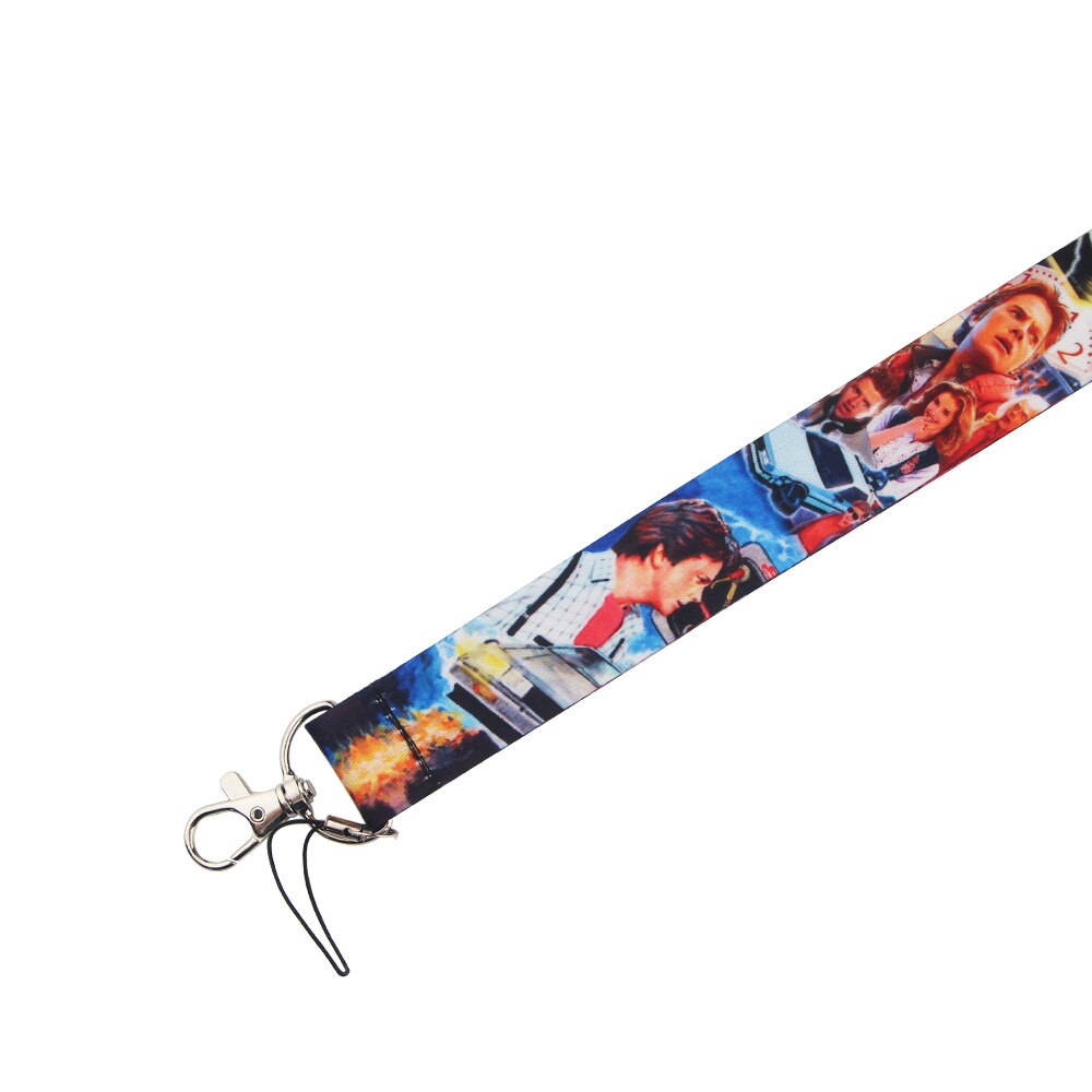 Arlo Wear Back to The Future Movie Trilogy Series Lanyard Keychain ID Badge Holder