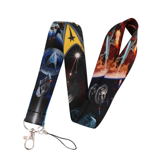 Arlo Wear Star Trek Television Series Space Odyssey Lanyard Keychain ID Badge Holder