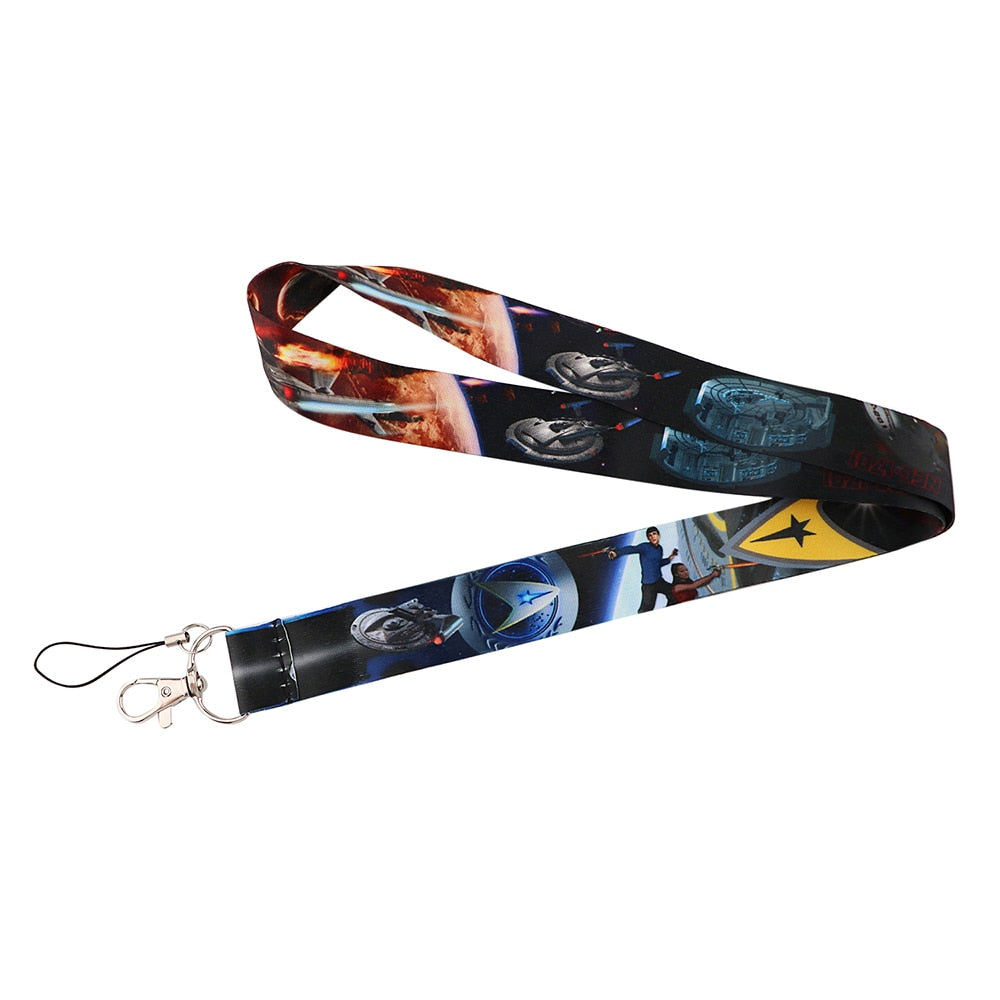 Arlo Wear Star Trek Television Series Space Odyssey Lanyard Keychain ID Badge Holder